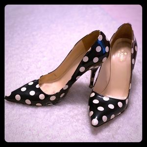 Kate Spade polka dot heels